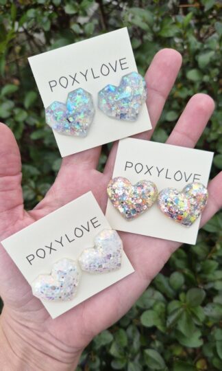 Обеци Сърца Мини