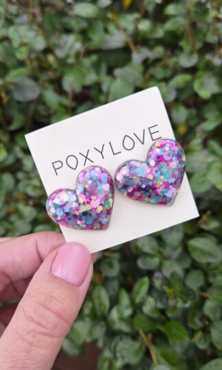 Обеци Сърца Мини